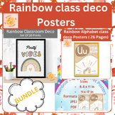 Rainbow Class Decor Posters Bundle