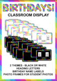 Rainbow Classroom Birthday Display