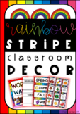 Rainbow Classroom Decor