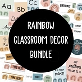 Rainbow Classroom Decor Bundle