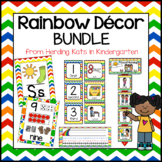 Rainbow Classroom Decor Bundle