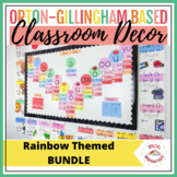 Rainbow Classroom Decor Science of Reading Orton-Gillingha