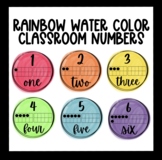 Rainbow Classroom Numbers