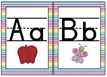 Rainbow Classroom Set {Alphabet, Numbers, Name tags, Calendar, etc}