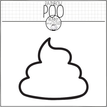 Rainbow Poo (includes template version) by Bunny On A Cloud | TpT