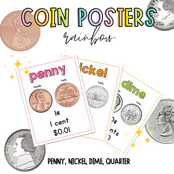 Preview of Coin Posters - Bright Rainbow