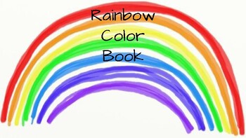 Preview of Rainbow Color Book