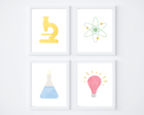 Rainbow Color Science Printable Posters