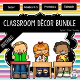 Rainbow-Colored Classroom Decor Bundle | Bright Colors Cla
