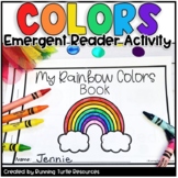 Rainbow Colors Reader, St. Patrick's Day Emergent Reader, 