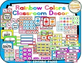 Rainbow Colors MEGA Classroom Decor Pack