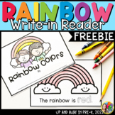 Rainbow Colors Reader FREEBIE
