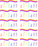 Rainbow Colors Stickers