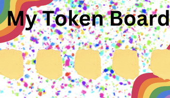 Preview of Rainbow Confetti Token Board