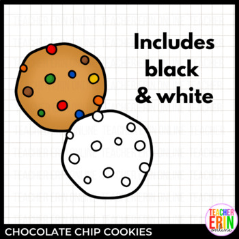 Rainbow Cookies Clipart Chocolate Chip by Teacher Erin Online | TpT