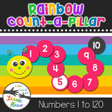 Rainbow Count-a-Pillar Featuring Numbers 1-120 - Different