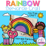 Rainbow Craft - Semicircle - Cutting Practice - Spring Craft