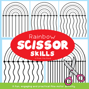 Rainbow Haircuts Scissor Skills Activity ⋆ Raising Dragons
