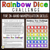 Fine Motor Games - Rainbow Dice Challenge *FREEBIE*