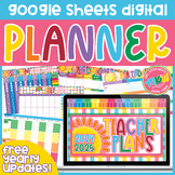 Rainbow Digital Planner | Google Sheets | Free Updates