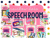 Rainbow Dots - Speech Room Decor Bundle