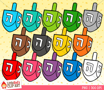 clipart of dreidels