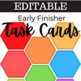 Rainbow Early Finisher Task Cards