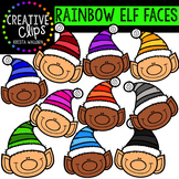 Rainbow Elf Clipart: Faces {Creative Clips Clipart}