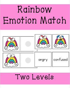 Preview of Rainbow Emotion Match