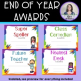 Rainbow End of Year/Year End Awards/Fun Awards - Certificates