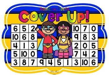 Rainbow Facts Cover Up! Superhero Theme by Miss Beck | TPT