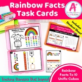 Rainbow Facts | Making 10| Part-Part-Whole Unifix Cubes Ta