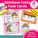 Rainbow Facts | Making 10| Ten Frames Task Cards