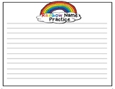 Rainbow First and Last Name Practice