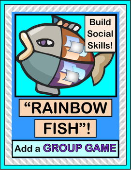 Preview of "Rainbow Fish" - Book Companion with a Group Game and Song!