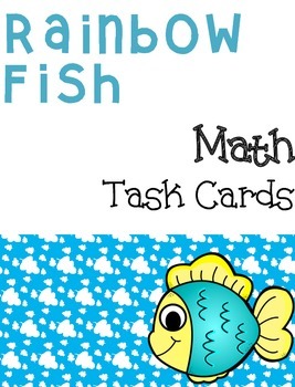 Preview of Rainbow Fish: Addition and Subtraction Task Cards