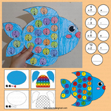 Rainbow Fish Math Craft Template Activities Addition Subtr