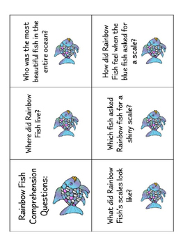 Rainbow Fish Reading and Literacy Unit by Kristin Maffeo | TPT