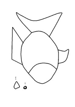 Preview of Rainbow Fish Template