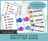 Rainbow Fish Write the Room (Writing Centers)