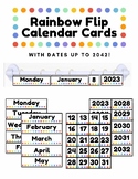 Rainbow Flip Calendar