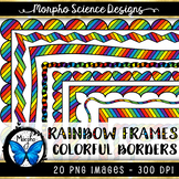Borders and Frames - Rainbow Frames Clipart