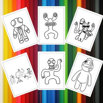 Engaging Rainbow Friends Coloring Pages for Creative Fun