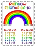 Rainbow Friends of 10 Anchor Chart