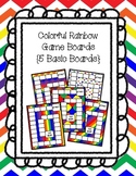 Rainbow Game Boards
