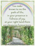 Rainbow Garden Quote Poster
