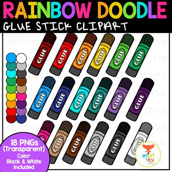 Gluestick Stencil for Classroom / Therapy Use - Great Gluestick Clipart