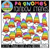 FREE Rainbow Gnomes (P4Clips Trioriginals) GNOME CLIPART