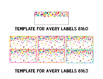 Avery Labels Template Worksheets Teaching Resources Tpt