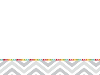 Rainbow Gray Chevron PowerPoint Template by Embellished ...